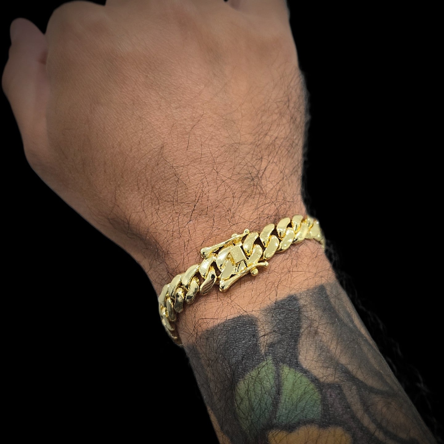 Pulsera cubana 10mm pvd