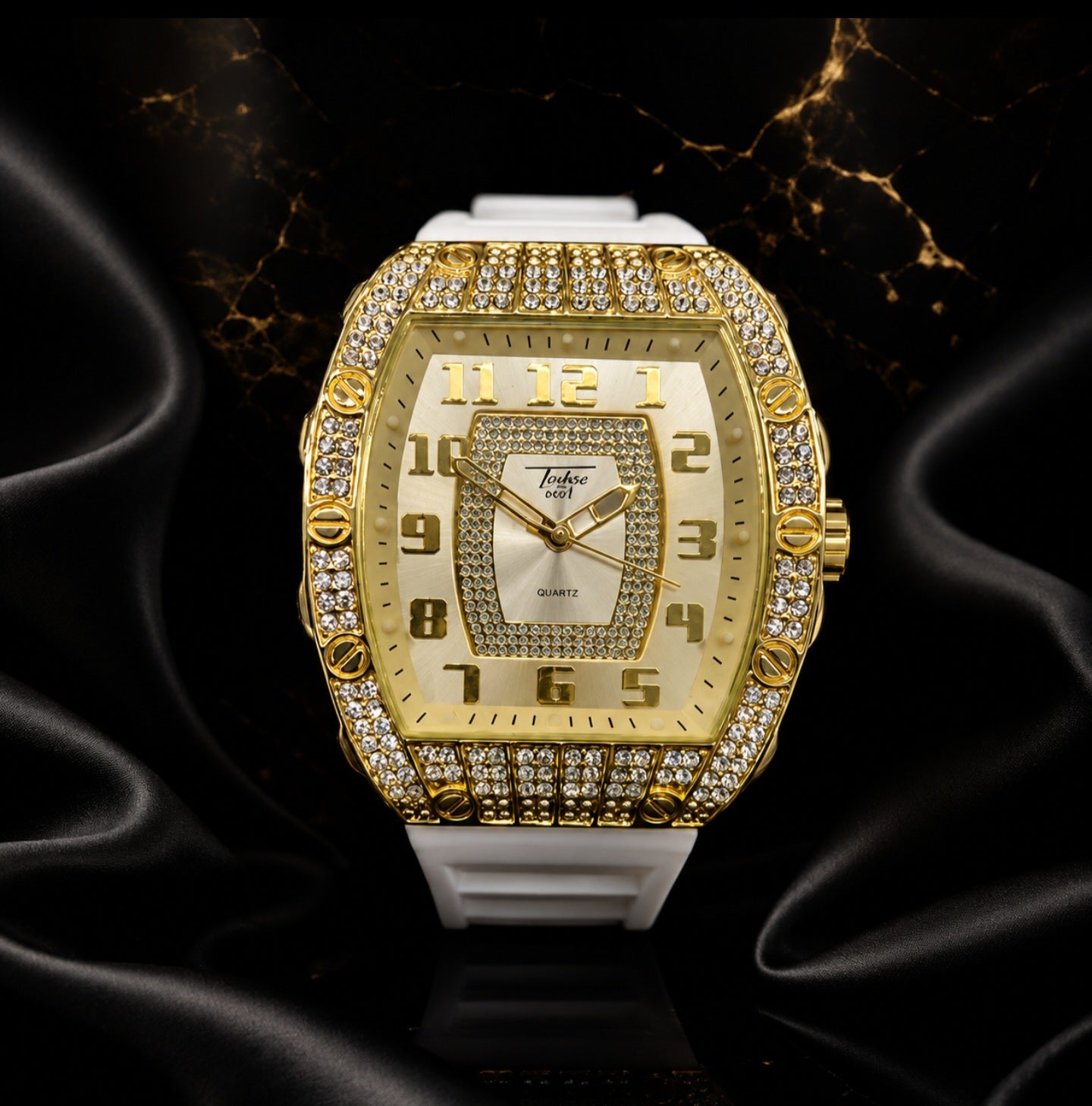 Techno pave watch