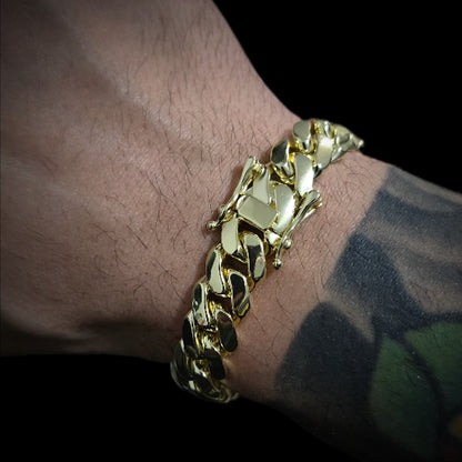 Cuban bracelet 10mm PVD