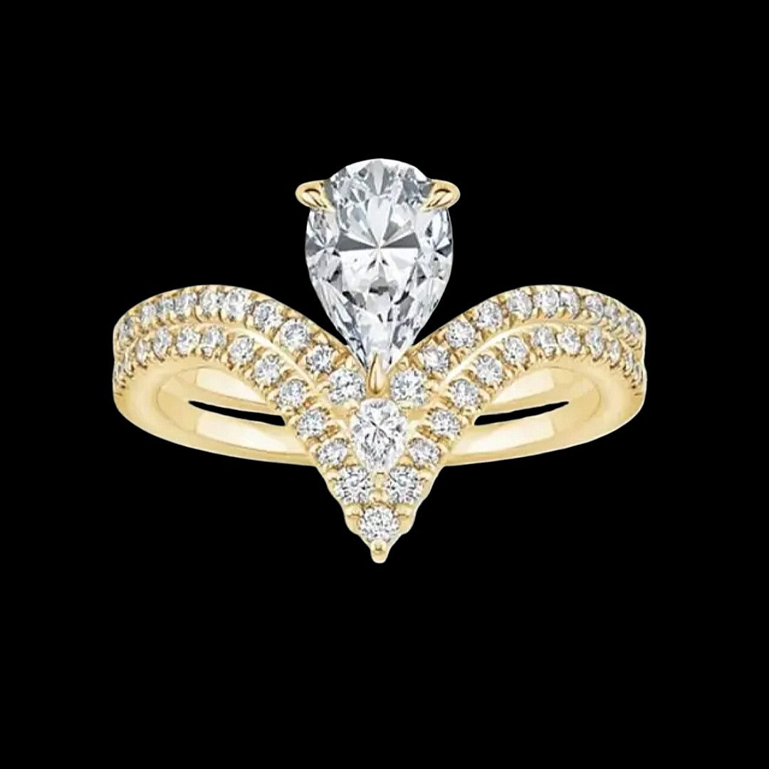 Moissanite engagement rings