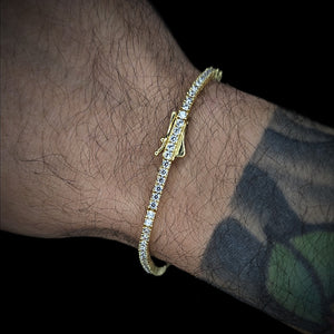 .925 2mm tennis bracelet