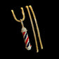 Barber pendant + ice chain 2mm