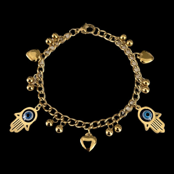 Heart Fatima bracelet