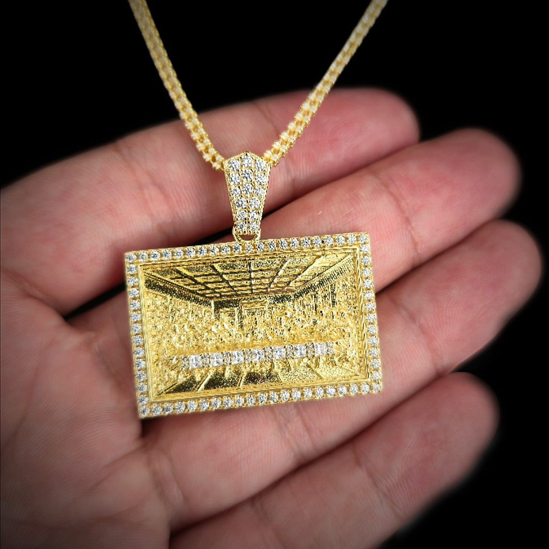 Last supper pendant rect .925