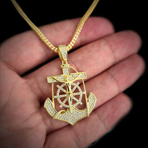 Jesus anchor pendant .925