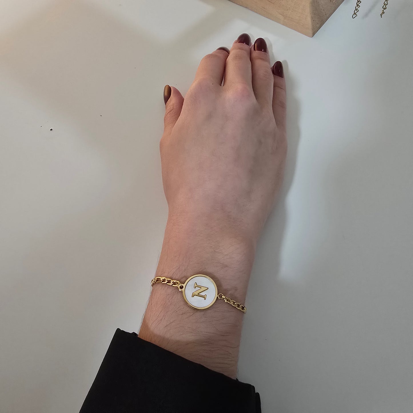 Pulsera Figaro iniciales