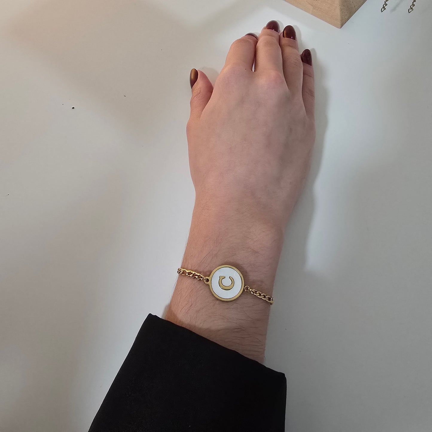 Pulsera Figaro iniciales