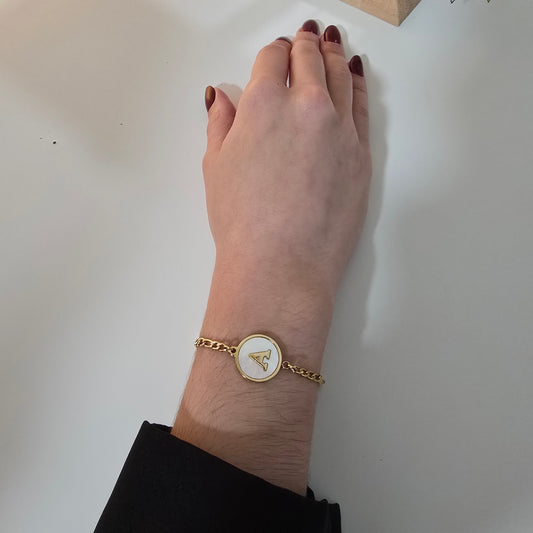 Pulsera Figaro iniciales