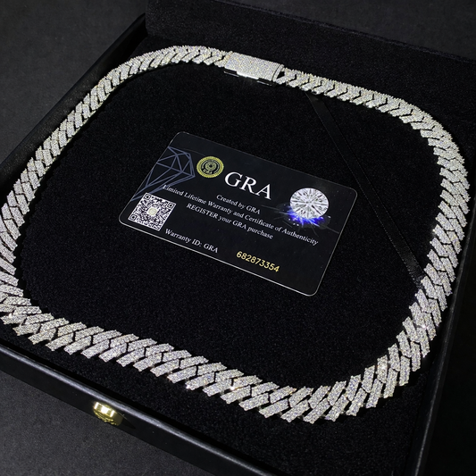 Moissanite cuban 12MM