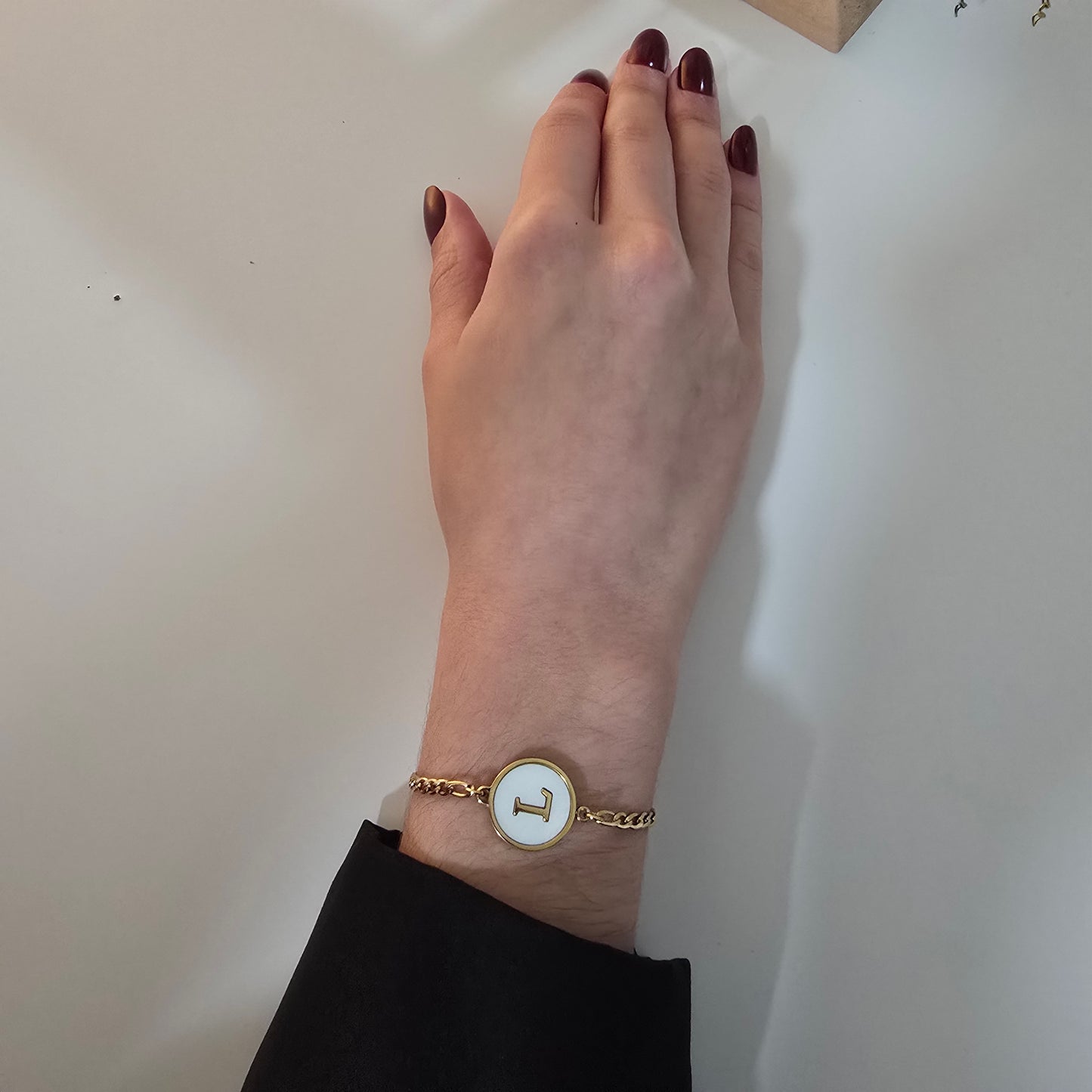 Pulsera Figaro iniciales