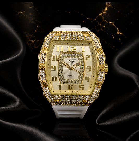 Techno pave watch