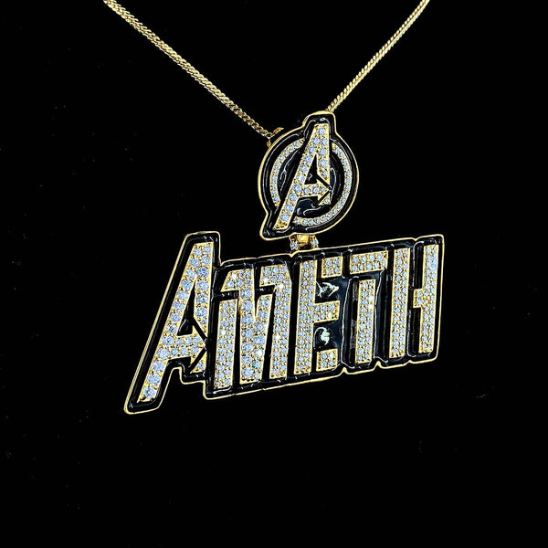 Pendant custom .925 moissanite