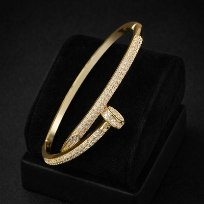 Nail bangle bracelet